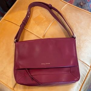 COLE HAAN Leather Handbag with Adjustable Strap